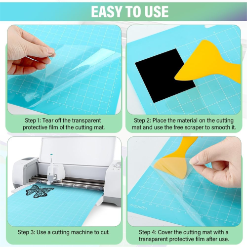 3 alfombrillas de corte reutilizables para manualidades. 1