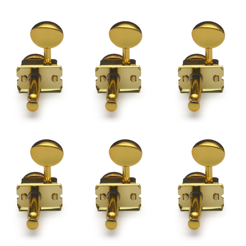 6 Inline Guitar Lock Strengestemmere 1:15 Vintage Mekanikker, A 2