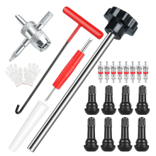 Kit de herramientas para cambio rápido de válvula de neumático, reemplazo del núcleo del vástago de la válvula de neumático