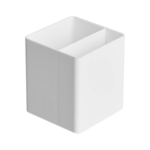 Amazon Amazon Basics Plastic Desk Organizer - Pen Cup Holds Pens/Pencils  White