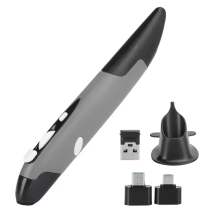 Ergonomische Maus Maus Stift Typ Maus USB Computer PC Teile Grau