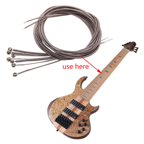 7 stk. basstringe til basguitardele og tilbehør til guitarstrenge 1