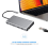 12-i-1 USB Type-C Hub Type-C til 2-kompatibel 4K VGA-adapter 5