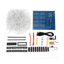 3D8 8x8x8 3MM 3D LED-kubelys DIY-sæt 4,5-5,5V 3D-kvadratisk DIY-sæt