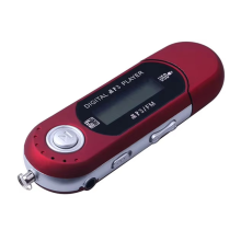Lettore MP3 USB portatile Lettore musicale Schermo LCD digitale Rosso