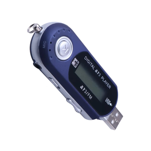 Φορητό USB MP3 Player Μουσική Αναπαραγωγή Ψηφιακή Οθόνη LCD Μπλε 1