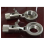 Supporto per microfono con clip in metallo argentato, supporto antiurto per microfono, semplice supporto per microfono 3