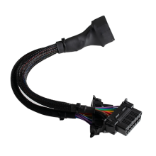 16-nastainen OBD2-uros-kaksoisnaaras-muunnettu OBD2 Y-kaapeli