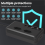 200W bilinverter USB-porte opladeradapter 12V til 220V BR-stik 3