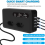 200W bilinverter USB-porte opladeradapter 12V til 220V BR-stik 7