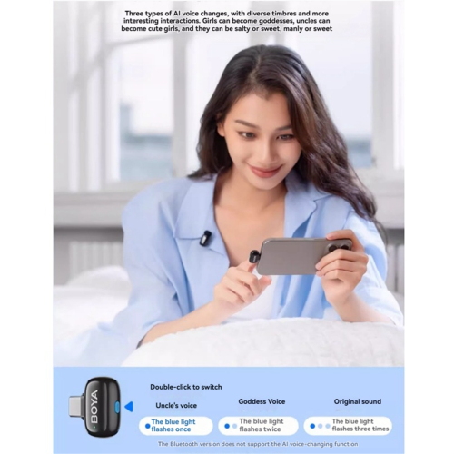 Mini Wireless Lavalier-mikrofon TypeC AI Smart Noise Reduction 2