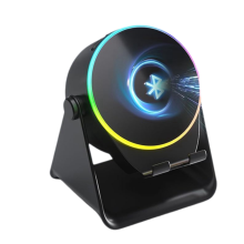 Altoparlante a induzione wireless, supporto per cellulare con altoparlante Bluetooth B