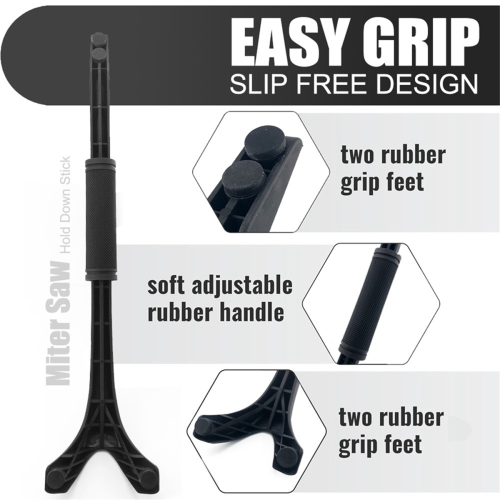 Ραβδί συγκράτησης πριονιού μίτερ, εργαλείο προστασίας ξυλουργικής 2
