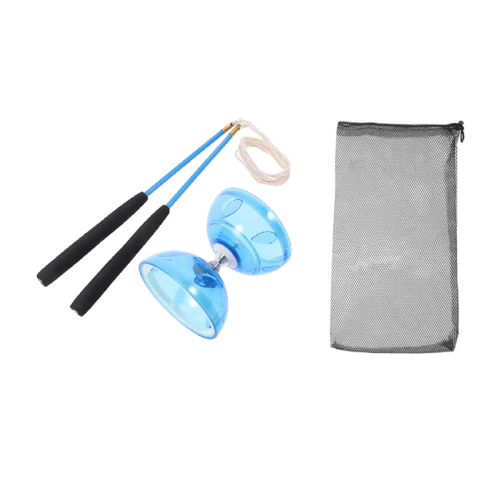 Brinquedos infantis Diabolo de cabeça dupla com três rolamentos