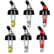 6PCS 1oz/30ml Automatische Gemessen Flasche Ausgießer Quick Shot Spirit