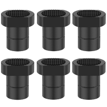 6 stuks bankhonden met antislip pads, 3/4-inch (20 mm) werkbankhondgat