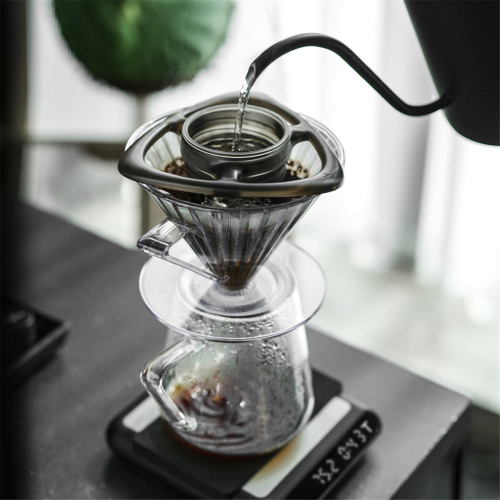 Kaffesplitter til overhældning, flowkontrol, kaffedrypper 2