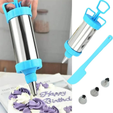 Máquina de fazer creme para bolos de aço inoxidável com bicos