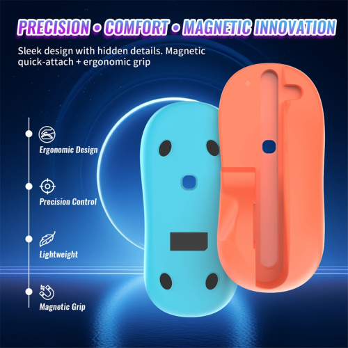 Gaming Controller Mus til Switch 2 Ergonomisk Sort 2