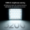 Φωτιστικό πάνελ LED LE20 20W RGB για επαγγελματική φωτογραφία 6