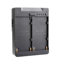 Dual NP-F550/750/970 NP-F-serie batterij naar V-Mount slotvoeding