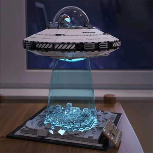 UFO Building Block Πλοίο Διαστημόπλοιο Συναρμολόγηση Στολίδι Παζλ Κτίριο 2