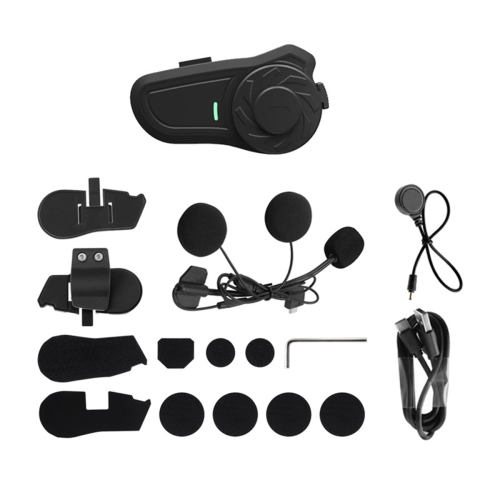 Motorcykelintercom, trådløst kommunikationssystem med hjelmheadset 1