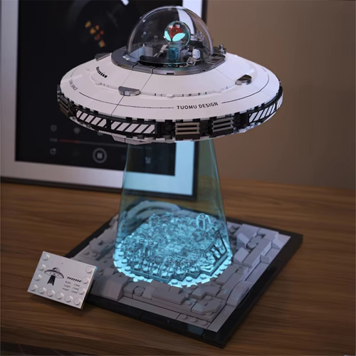 UFO Building Block Πλοίο Διαστημόπλοιο Συναρμολόγηση Στολίδι Παζλ Κτίριο 1