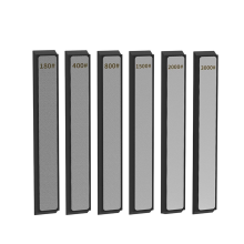 Ensemble de 6 pierres à aiguiser diamantées pour couteaux, kit de plaques