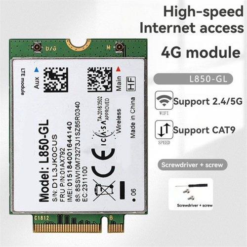 L850 WWAN-kort 01AX792 M.2 4G LTE-modul til X395 1