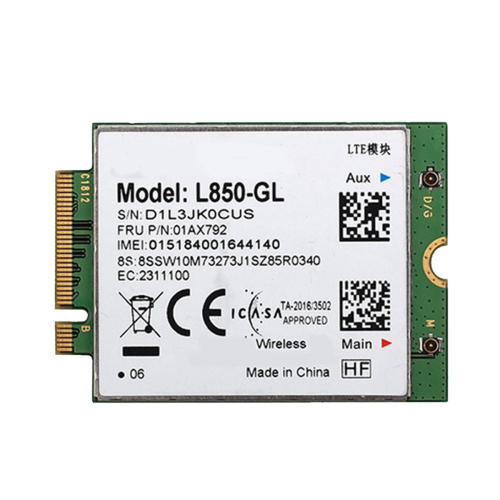 L850 WWAN-kort 01AX792 M.2 4G LTE-modul til X395