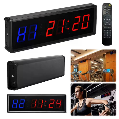 Gym Timer Aftelklok Afstandsbediening Digitale Timer (EU) 1
