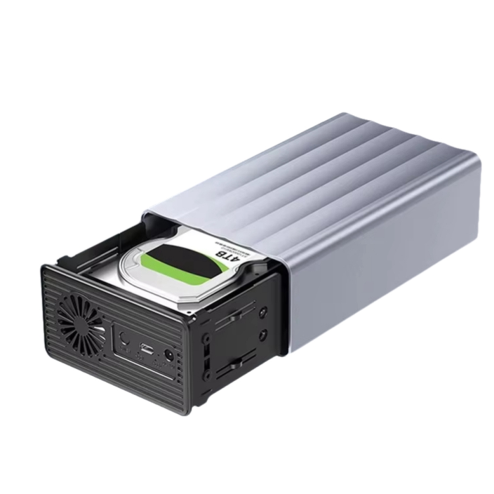 Dual Bay Hdd/Ssd-GehäUse 2,5/3,5 Zoll Externe Festplatte 56TB Eu-Stecker-image