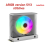 ARGB M.2 2280 SSD Køleplade M.2 SSD Køleplade Køler Sølv 3