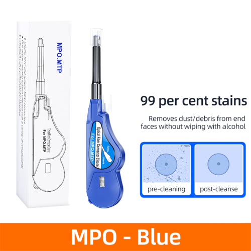 MPO Glasfaser-Reinigungsstift, MPO-Steckerreiniger, blau 2