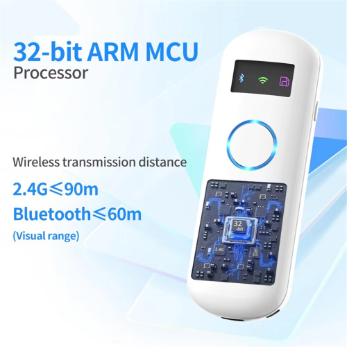 Leitor de código de barras portátil Pocket Scan Mini Scanner Bluetooth QR Code 1