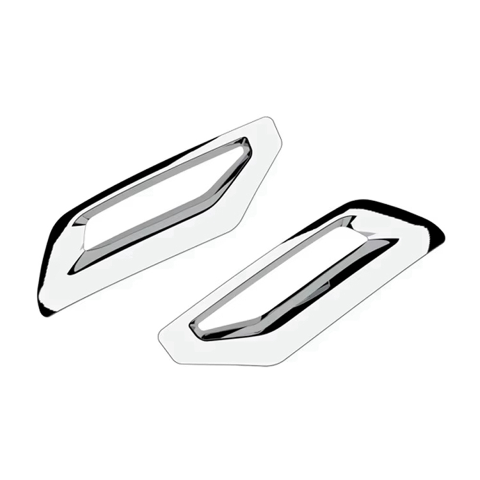 Copertura Paraurti Posteriore Per Auto, Finitura Cromata, Argento