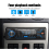 Bilradio 1 Din Stereo Multimedia MP3-afspiller Digital Bluetooth FM 4