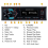Bil MP3-afspiller 1 Din USB FM-radiotuner med LED-segmentdisplay 7