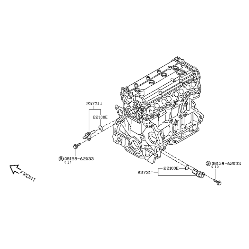 23731AL60C Sensor de posição do virabrequim do carro para 1