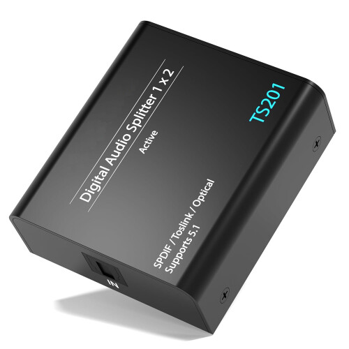 Digital Optical Audio Splitter 1x2