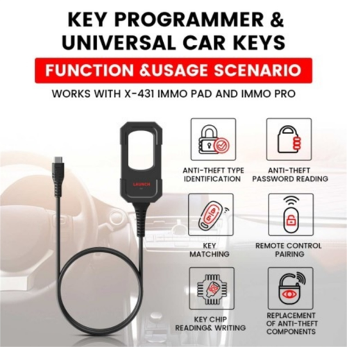Launch X431 Key Analog Key Programmer X431 IMMO Elite IMMO Plus -laitteelle 2