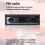 Bilradio 1 DIN stereoafspiller digital Bluetooth bil MP3-afspiller 6