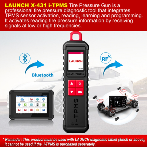 Εργαλεία διάγνωσης πίεσης ελαστικών LAUNCH X431 I-TPMS 1