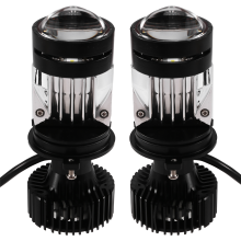 MotorcyklerLED Projektor Forlygtepærer Bi LED Linse Y3PRO-H4