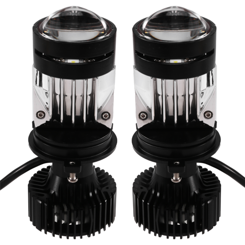MotorcyklerLED Projektor Forlygtepærer Bi LED Linse Y3PRO-H4