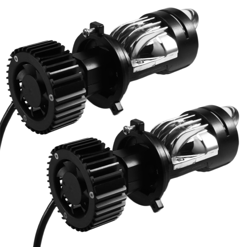MotorcyklerLED Projektor Forlygtepærer Bi LED Linse Y3PRO-H4 1