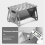 Barbecue Grill Poêle Chauffant Multifonction Camping Barbecue Grill Rack 4