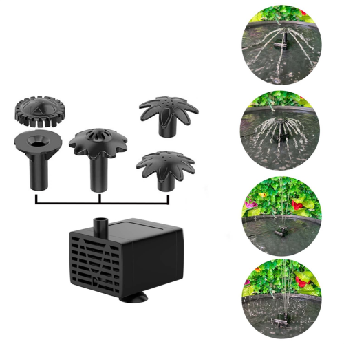Solcellefontænesæt, 1,5 W, solcellefontænepumpe, solcellevandpumpe 1