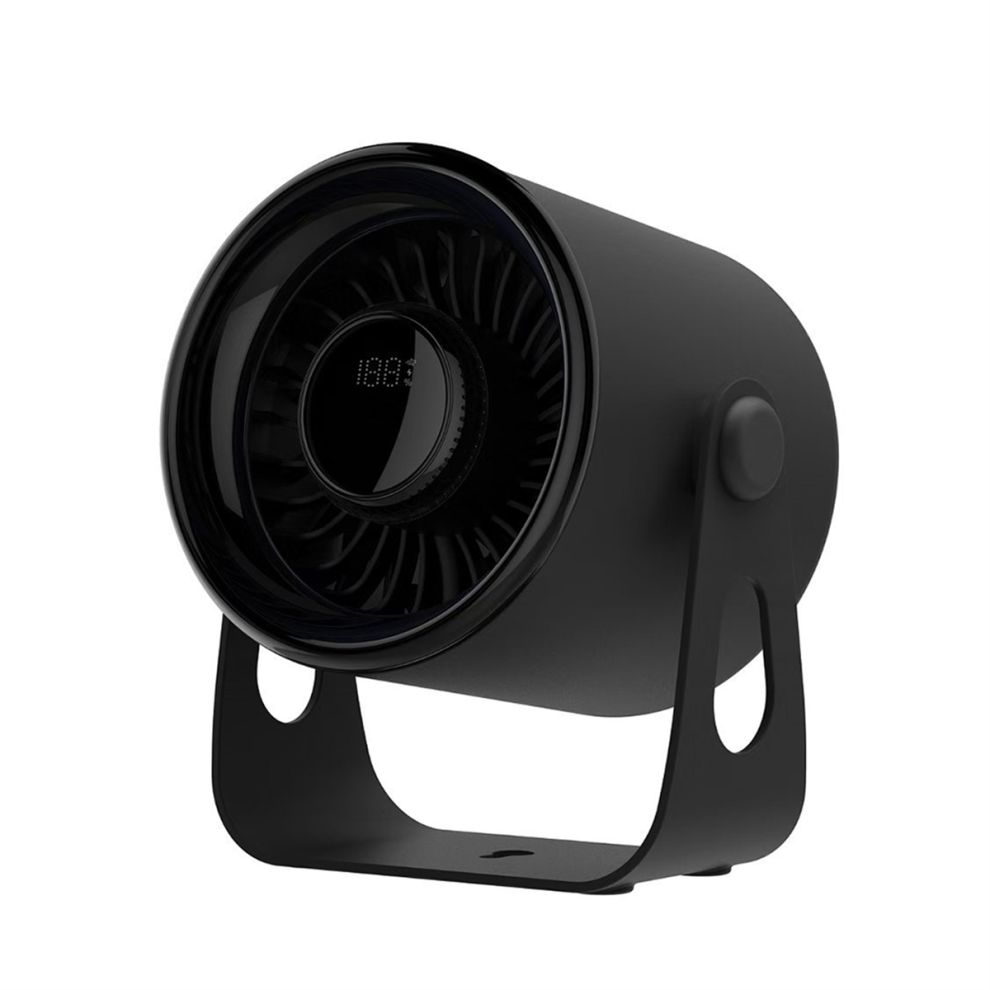 Ventilatore Piccolo Ultra Silenzioso Con Spina, Potente, 100 Velocità, Nero